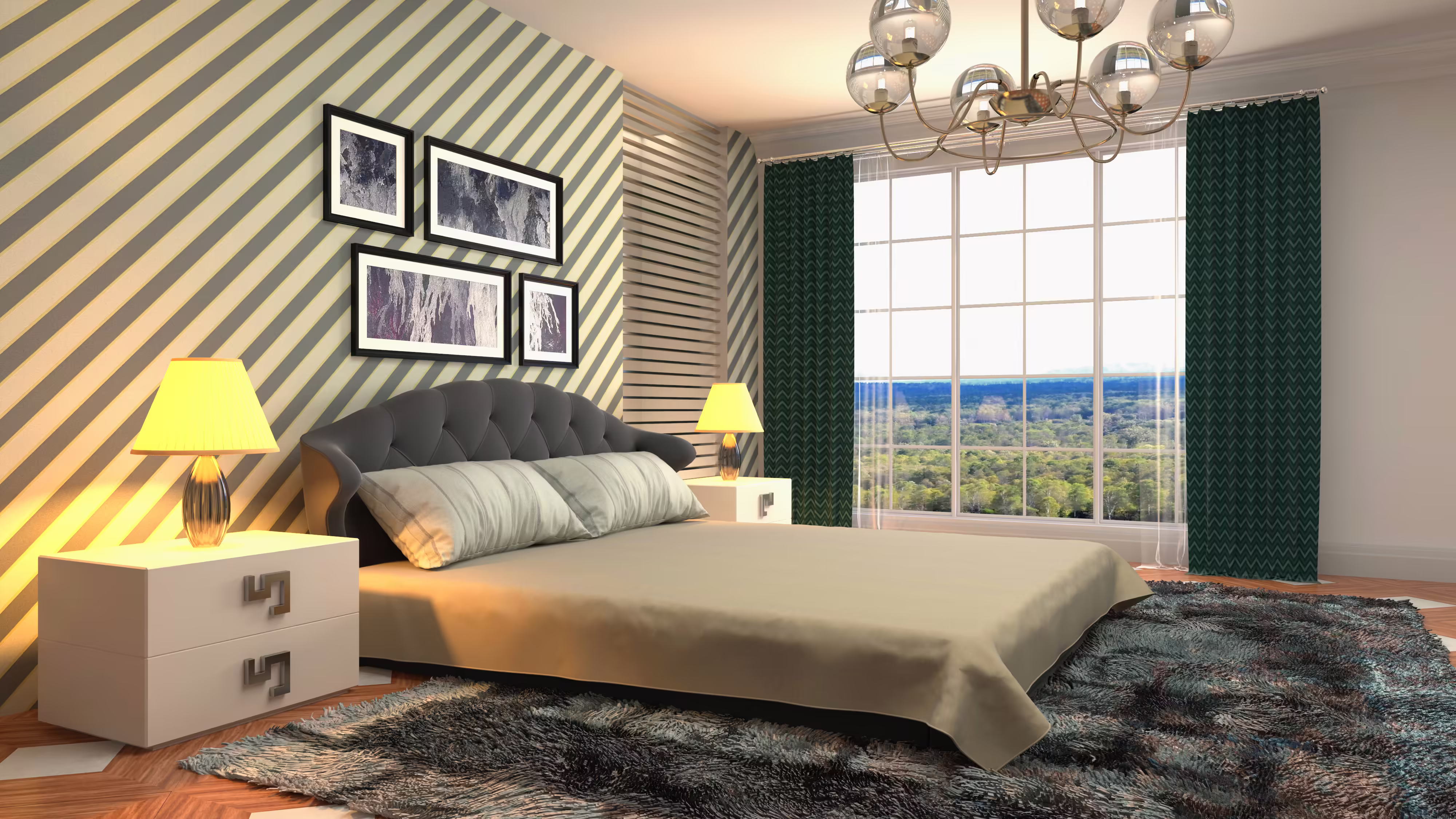 Luisnvaya BedPlusSideTable