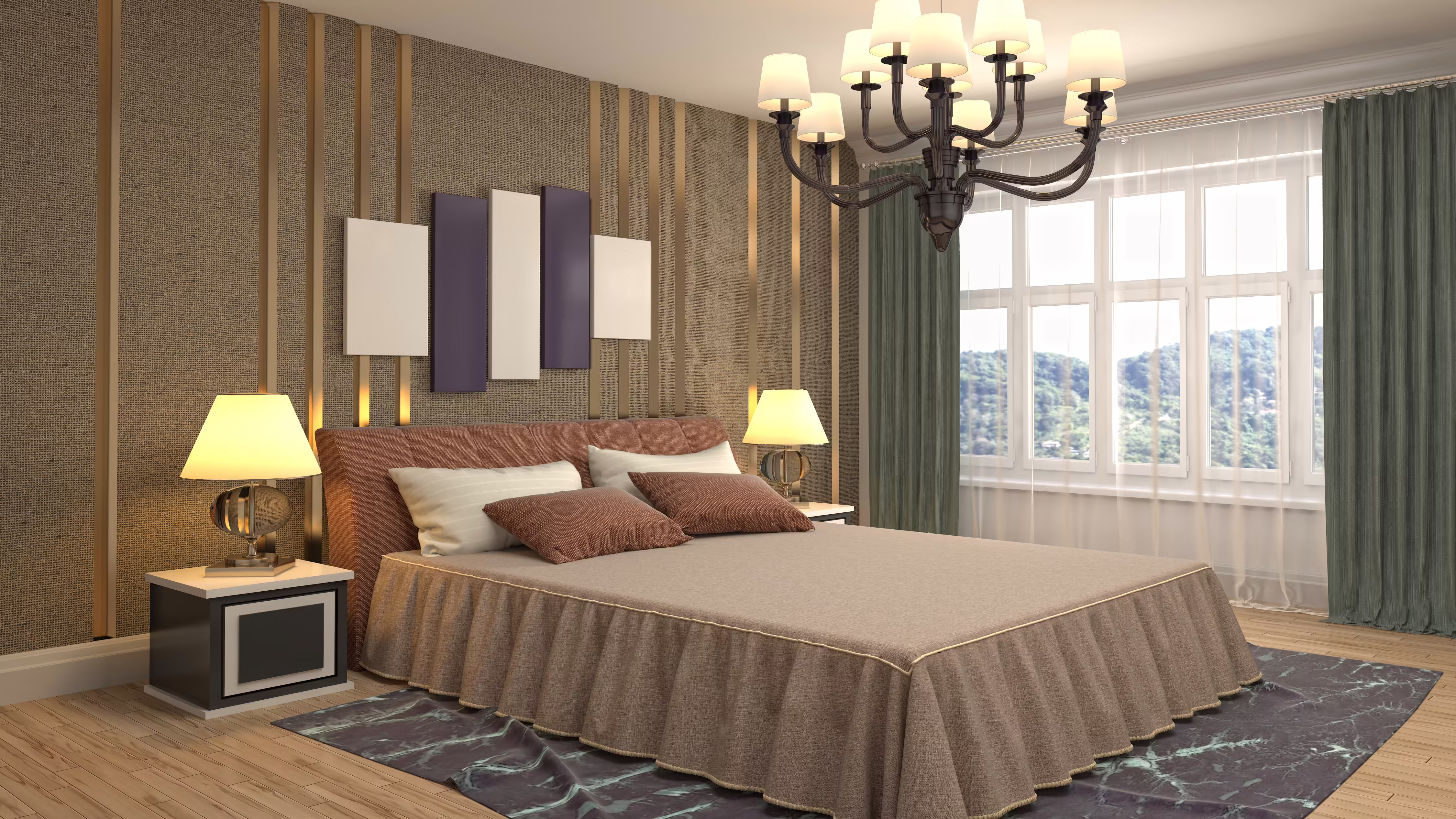 Luisnvaya Bed Plus Side Table