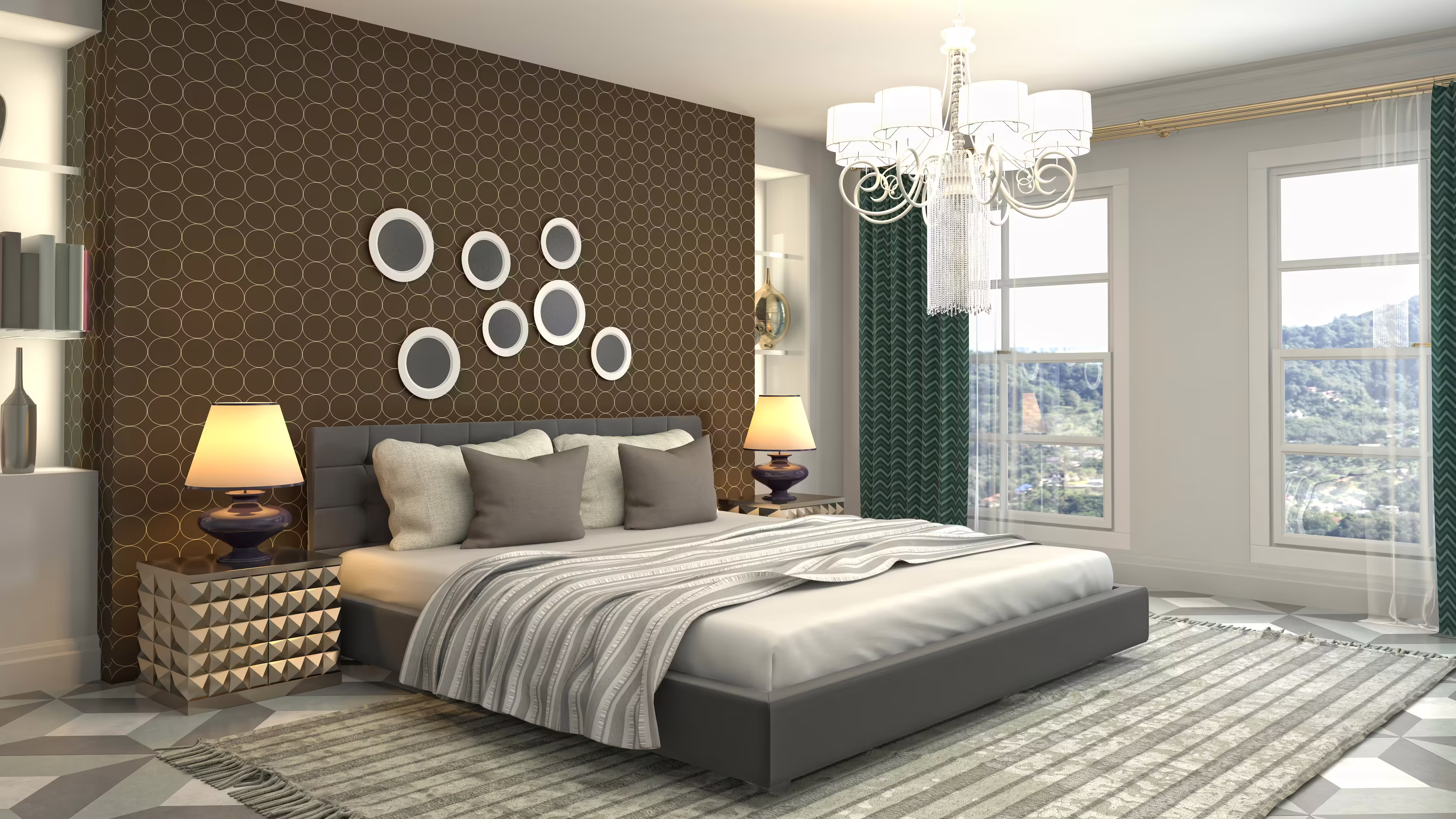 Luisnvaya Bed Plus Side Table